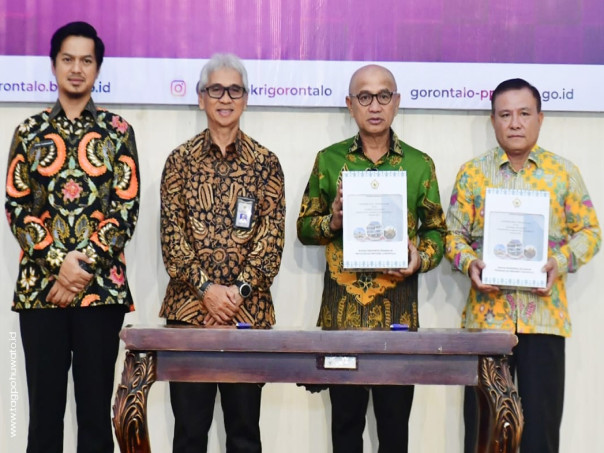 Bupati Pohuwato, DPRD Pohuwato, Bersama Perwakilan BPK RI Provinsi Gorontalo.